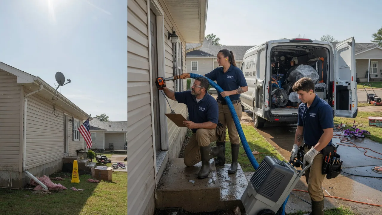 Ceiling Water Damage Restoration in Ledbetter, KY near me